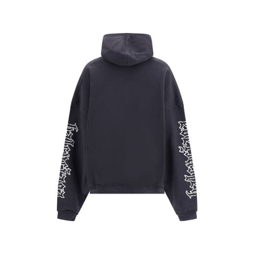 Balenciaga Blackletter script motif Hoodie