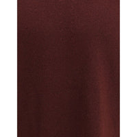 Jil Sander Bordeaux Fleece Wool Sweatshirt