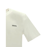 ZEGNA White Cotton T-Shirt