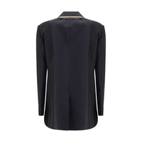 Sacai Double-breasted Blazer with double revers
