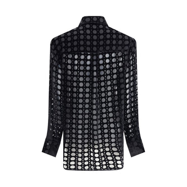 Ferragamo Velvet devoré Shirt