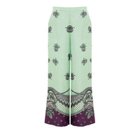 Gucci Green Silk Pant