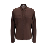 Brunello Cucinelli Embellished collar Shirt