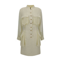 PINKO Linen chemisier Dress