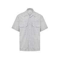 Jil Sander Blue Cotton Shortsleeve Shirt