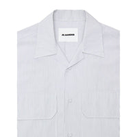 Jil Sander Blue Cotton Shortsleeve Shirt