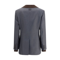 Miu Miu Striped Blazer