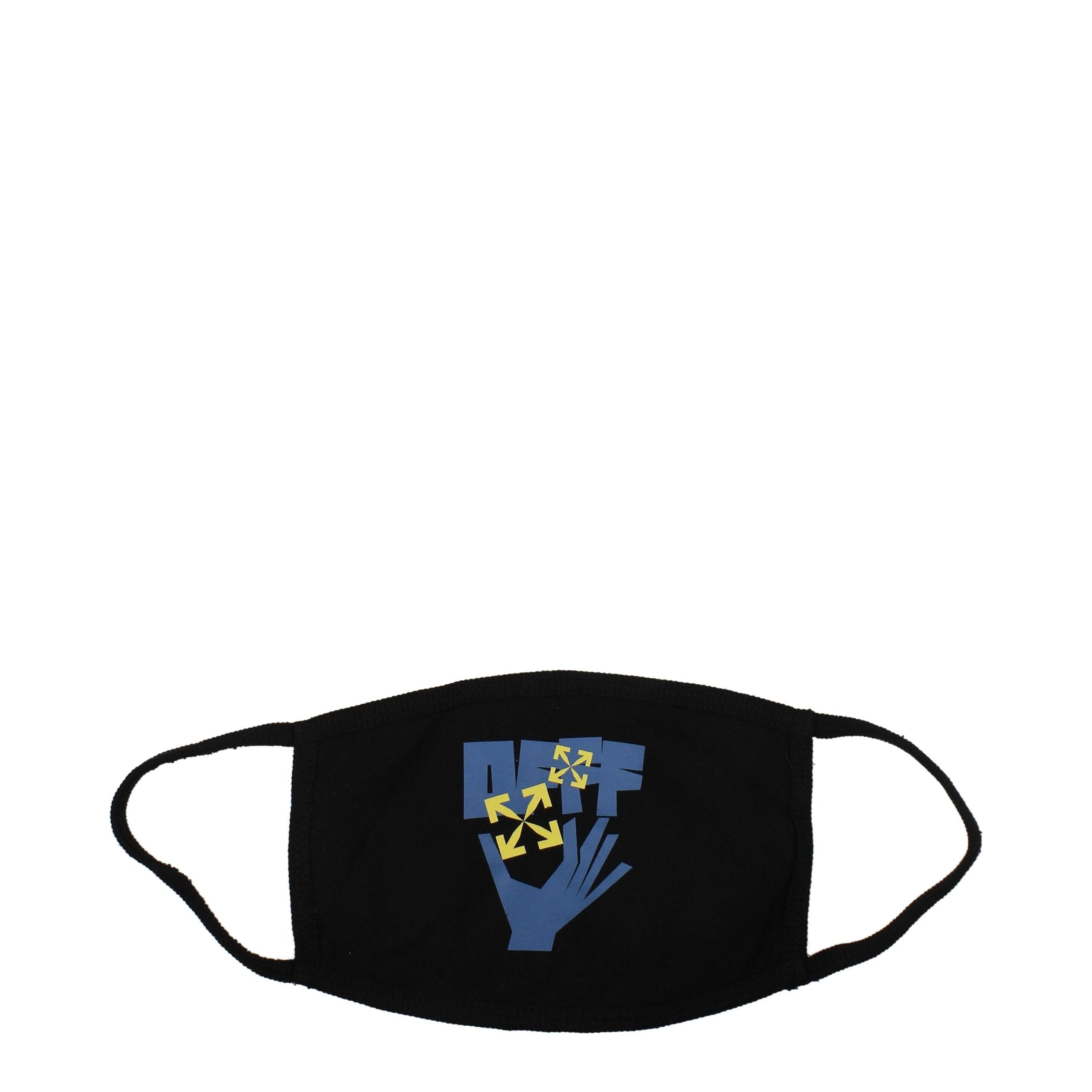Off-White Black Cotton Facemasks
