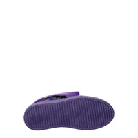 Khrisjoy Purple Polyester Ankle Boots