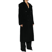 Balenciaga Cashmere And Wool Cinched Coat