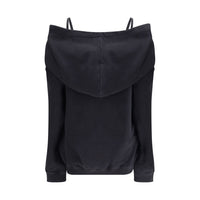 MM6 Cotton Sweatshirt with dropped shoulders