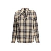 Saint Laurent Tartan lavallière Shirt