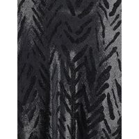 Giorgio Armani Velvet Shawl with fringes