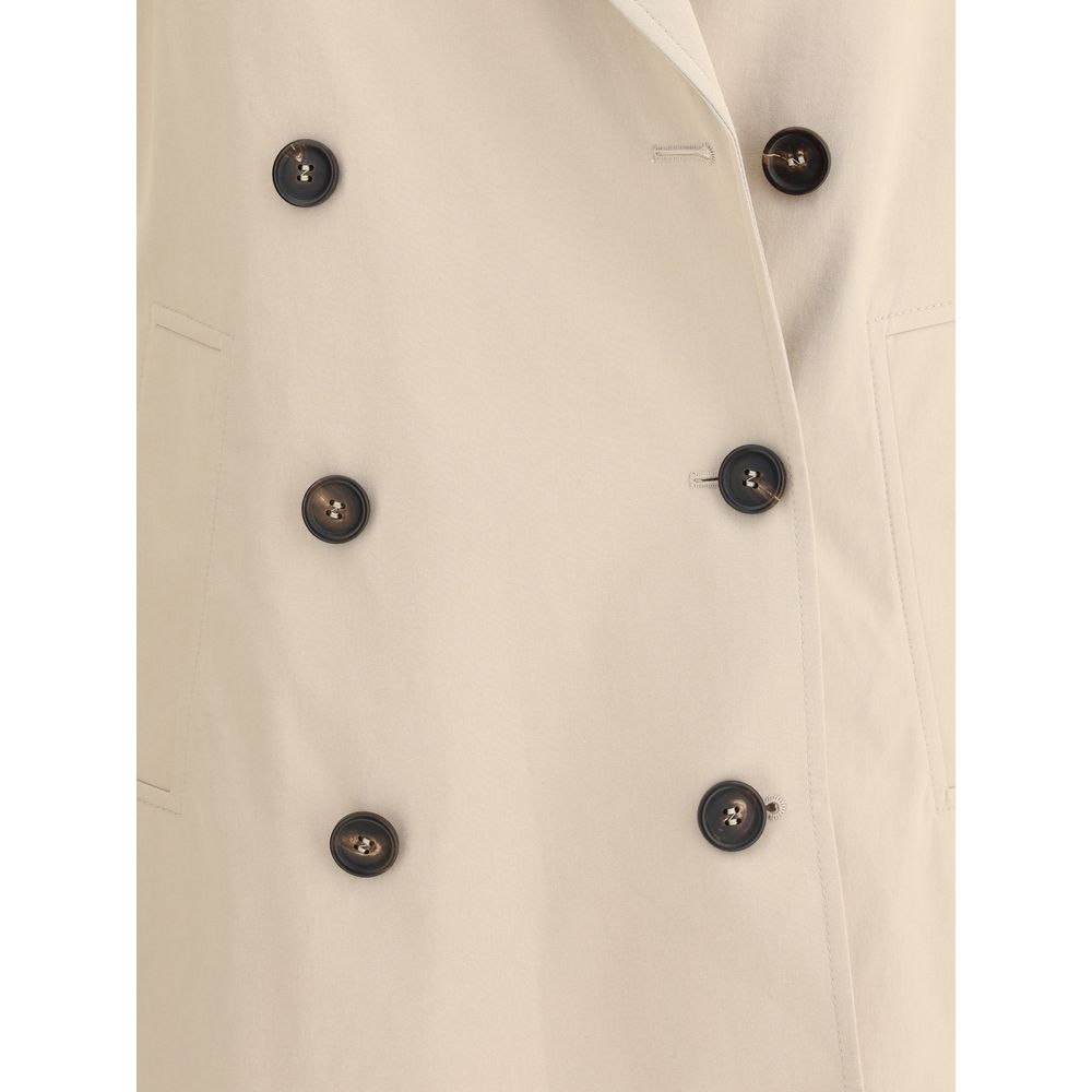 Brunello Cucinelli Midi Trench Coat