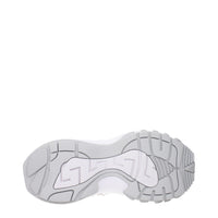 Versace White Fabric Chunky Sneakers