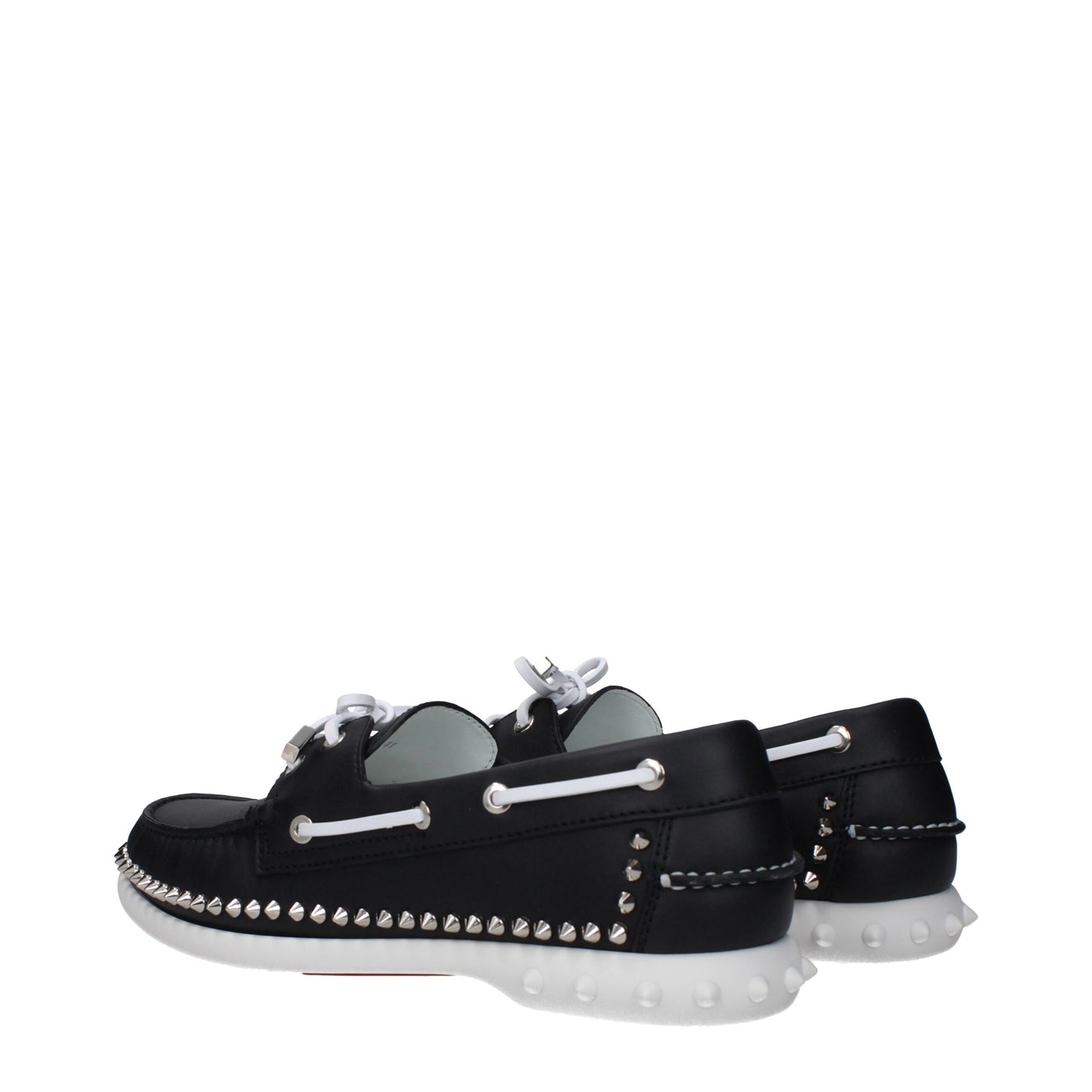Christian Louboutin Black Leather Loafer
