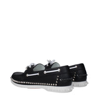 Christian Louboutin Black Leather Loafer
