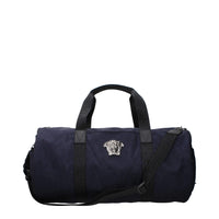 Versace Blue Fabric Luggage And Travel
