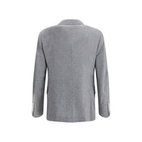 Brunello Cucinelli Cashmere and silk flannel Blazer