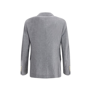 Brunello Cucinelli Cashmere and silk flannel Blazer