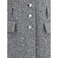 Alessandra Rich Tweed long Coat