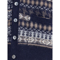 Thom Browne FUN MIX FAIRISLE FLOAT JACQUARD RELAXED