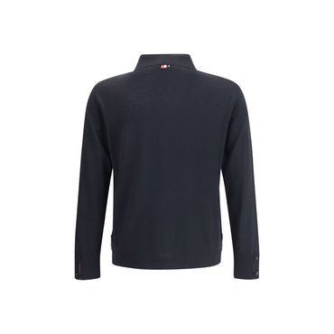 Thom Browne JERSEY STITCH BUTTON DOWN POINT COLLAR L