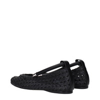 Max Mara Black Leather Ballet Flats