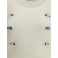Alessandra Rich Short sleeve mohair Sweater
