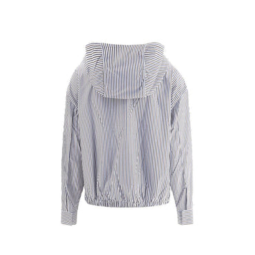 Prada Striped hooded Jacket