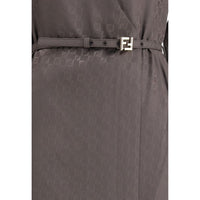 Fendi FF silk jacquard Dress