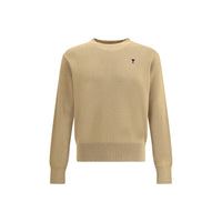 Ami Paris Pull Col Rond Ami De Coeur