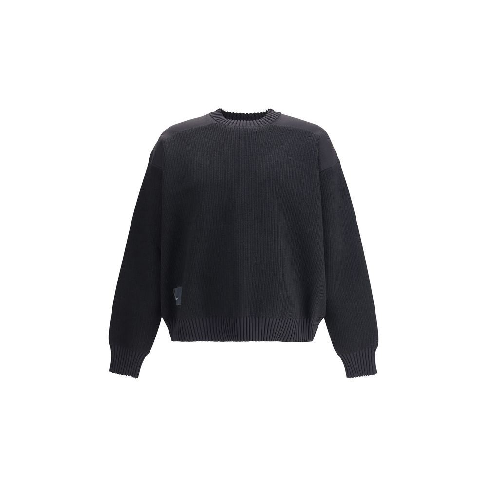 Y-3 PADDED UT CREW BLACK
