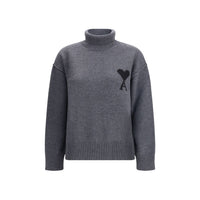 Ami Paris Ami De Coeur Turtleneck Sweater