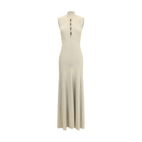 Self-Portrait Lurex knit long Dress