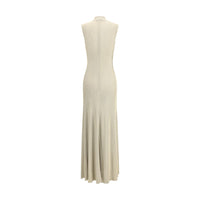 Self-Portrait Lurex knit long Dress