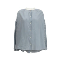 Kristina Ti Striped Shirt with wide sleeves