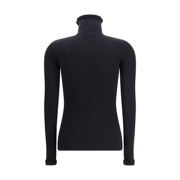Valentino Wool Sweater with ruffled collar