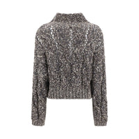 Brunello Cucinelli Braided Cardigan
