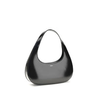 Coperni Slim Swipe Baguette Shoulder Bag - Black handbag 