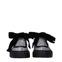 Jimmy Choo Gray Plastic Slip-On Loafers
