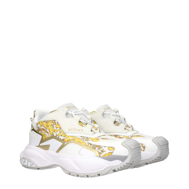 Versace Gold Fabric Low Tops