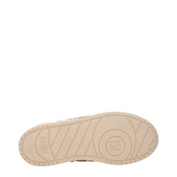 Fendi Beige Leather Low Tops