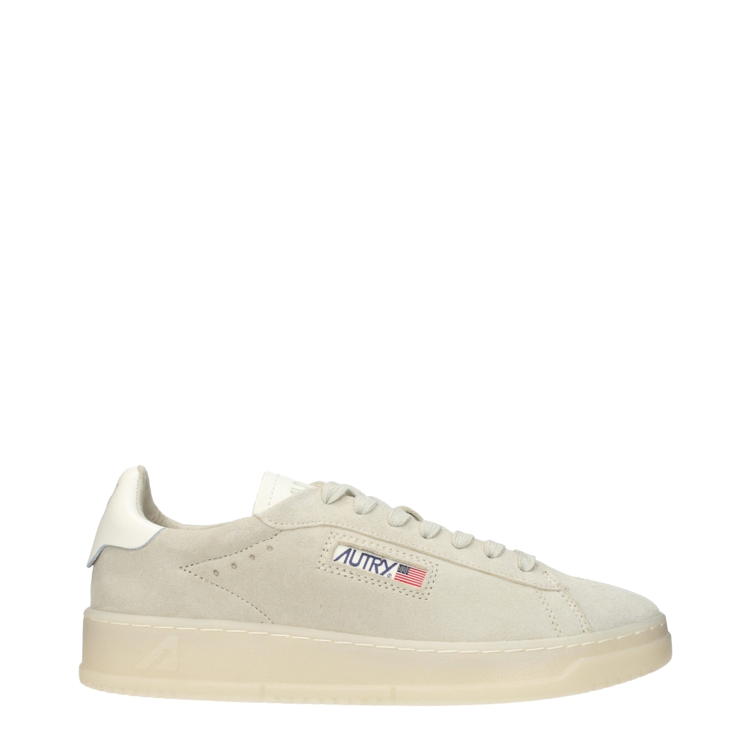 Autry Gray Leather Low Tops