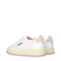Autry White Leather Low Tops