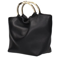 Valentino Garavani Black Leather Handbags