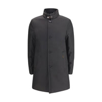 MooRER Black Polyester Coat