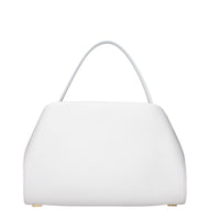 Salvatore Ferragamo White Leather Shoulder Bags