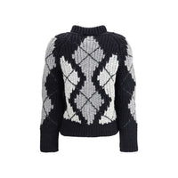Ermanno Scervino Wool argyle-patterned Cardigan