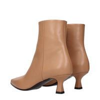 3Juin Brown Leather Ankle Boots